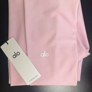 Alo Yoga 7/8 High-Waist Airlift Legging Sweet Pink Size L NWT